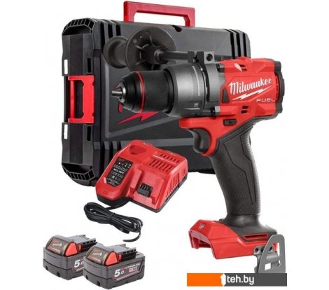 - Шуруповерты, гайковерты, электроотвертки Milwaukee M18 FUEL M18FPD3-502X 4933479860 (с 2-мя АКБ, кейс) - M18 FUEL M18FPD3-502X 4933479860 (с 2-мя АКБ, кейс)