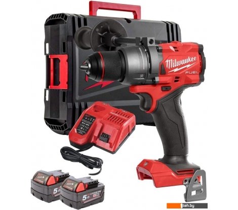  - Шуруповерты, гайковерты, электроотвертки Milwaukee M18 FUEL M18FPD3-502X 4933479860 (с 2-мя АКБ, кейс) - M18 FUEL M18FPD3-502X 4933479860 (с 2-мя АКБ, кейс)