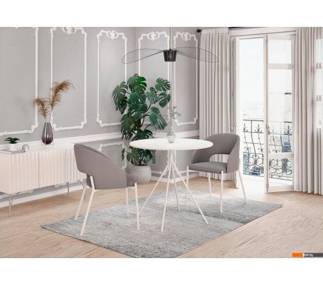  - Кухонные столы и обеденные группы Halmar Fondi 80 (белый) - Fondi 80 (белый)