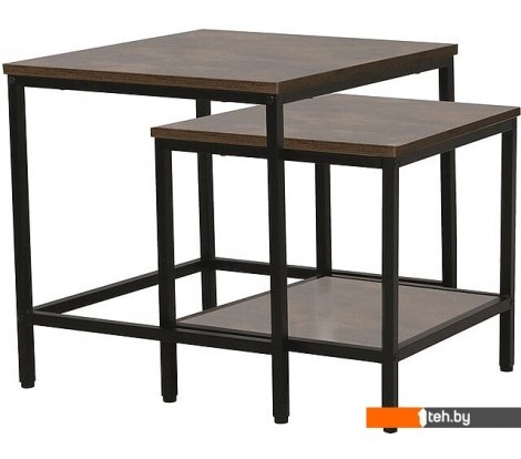  - Журнальные столики и столы-трансформеры Signal WENDY B (коричневый/черный) - WENDY B (коричневый/черный)