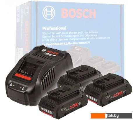 - Аккумуляторы и зарядные устройства для инструмента Bosch ProCORE Professional 0615990N2G (18В/4 Ah + 14.4-18В) - ProCORE Professional 0615990N2G (18В/4 Ah + 14.4-18В)
