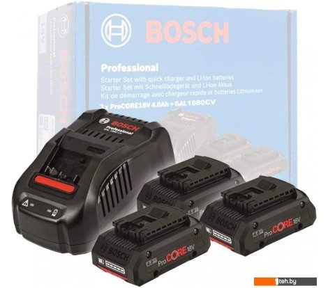  - Аккумуляторы и зарядные устройства для инструмента Bosch ProCORE Professional 0615990N2G (18В/4 Ah + 14.4-18В) - ProCORE Professional 0615990N2G (18В/4 Ah + 14.4-18В)