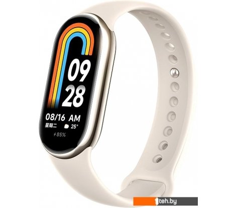  - Умные часы и браслеты Xiaomi Smart Band 8 (золотистый, с кремовым силиконовым ремешком, международная версия) - Smart Band 8 (золотистый, с кремовым силиконовым ремешком, международная версия)