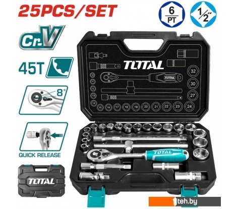  - Наборы инструментов Total THT121251 (25 предметов) - THT121251 (25 предметов)