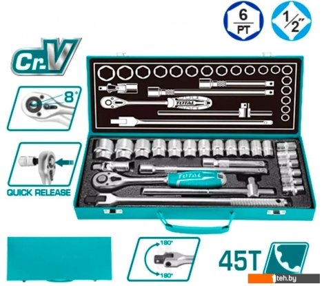  - Наборы инструментов Total THT121242 (24 предмета) - THT121242 (24 предмета)