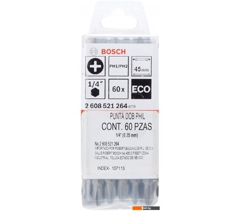  - Биты, головки, насадки, держатели Bosch 2608521264 (60 предметов) - 2608521264 (60 предметов)