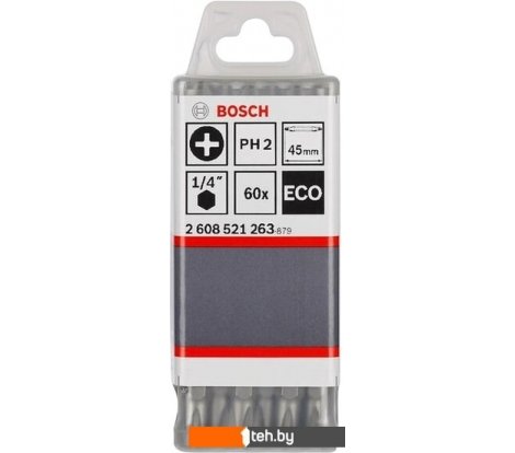  - Биты, головки, насадки, держатели Bosch 2608521263 (60 предметов) - 2608521263 (60 предметов)