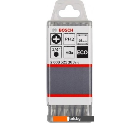  - Биты, головки, насадки, держатели Bosch 2608521263 (60 предметов) - 2608521263 (60 предметов)