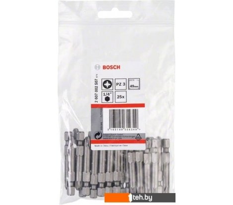  - Биты, головки, насадки, держатели Bosch 2607002507 (25 предметов) - 2607002507 (25 предметов)