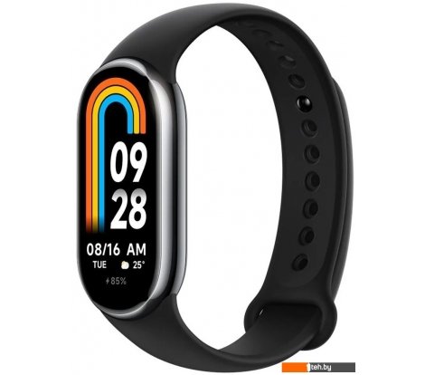  - Умные часы и браслеты Xiaomi Smart Band 8 (серый, с черным силиконовым ремешком, международная версия) - Smart Band 8 (серый, с черным силиконовым ремешком, международная версия)