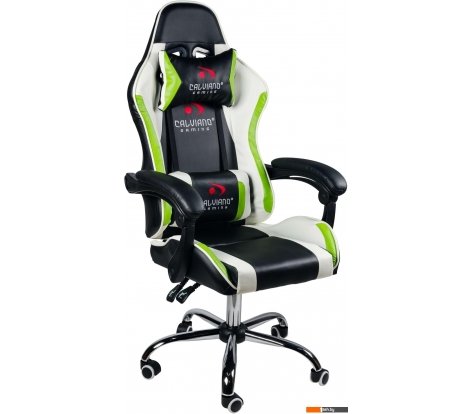  - Офисные кресла и стулья Calviano Asti Ultimato (черный/белый/зеленый) - Asti Ultimato (черный/белый/зеленый)
