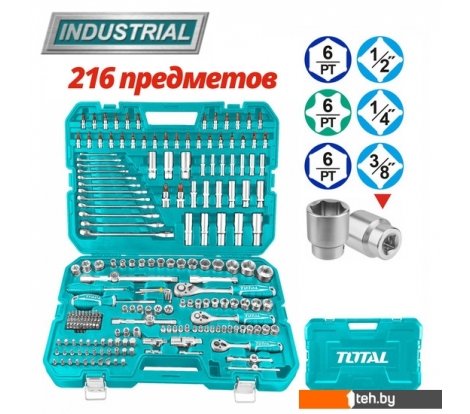  - Наборы инструментов Total THKTHP22166 (216 предметов) - THKTHP22166 (216 предметов)