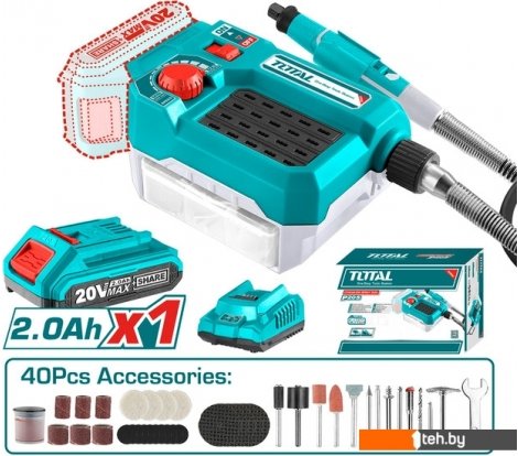 - Граверы Total TMGLI20011 (с 1-м АКБ, сумка, оснастка) - TMGLI20011 (с 1-м АКБ, сумка, оснастка)