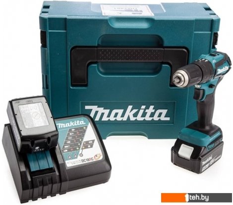  - Шуруповерты, гайковерты, электроотвертки Makita DHP483RTJ (с 2-мя АКБ, кейс) - DHP483RTJ (с 2-мя АКБ, кейс)