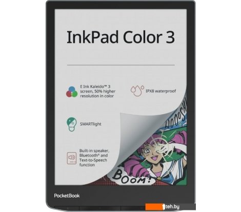  - Электронные книги PocketBook 743K3 InkPad Color 3 (черный/серебристый) - 743K3 InkPad Color 3 (черный/серебристый)