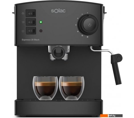  - Кофеварки и кофемашины Solac Espresso 20 Bar (черный) - Espresso 20 Bar (черный)