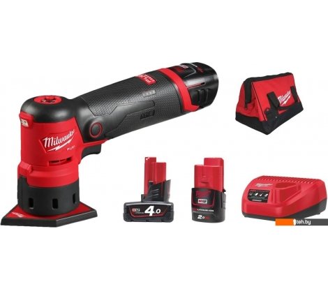  - Шлифмашины Milwaukee M12FDSS-422X 4933479681 (с 2-мя АКБ 2 Ач, 4 Ач) - M12FDSS-422X 4933479681 (с 2-мя АКБ 2 Ач, 4 Ач)