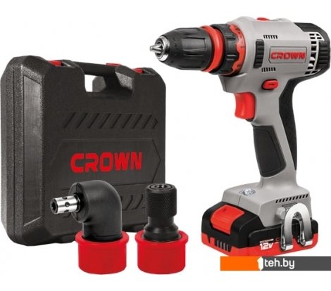  - Шуруповерты, гайковерты, электроотвертки CROWN CT21081HQ-2 BMC (с 2-мя АКБ, кейс) - CT21081HQ-2 BMC (с 2-мя АКБ, кейс)