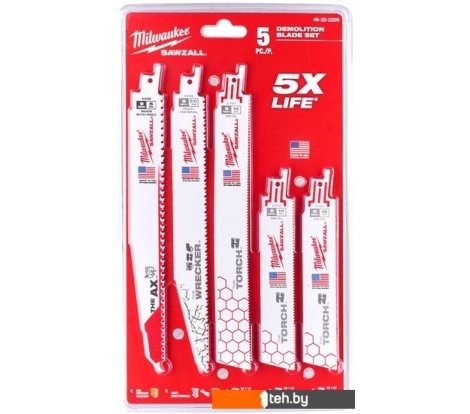  - Пильные полотна Milwaukee 49222205 (5 предметов) - 49222205 (5 предметов)