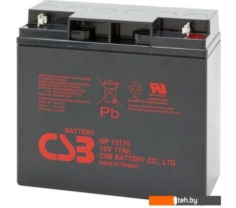 - Аккумуляторы для ИБП CSB Battery GP12170 (12В/17 А·ч) - GP12170 (12В/17 А·ч)