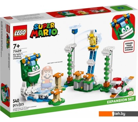  - Конструкторы LEGO Super Mario 71409 Дополнительный набор Испытание Огромного Спайка в облаках - Super Mario 71409 Дополнительный набор Испытание Огромного Спайка в облаках