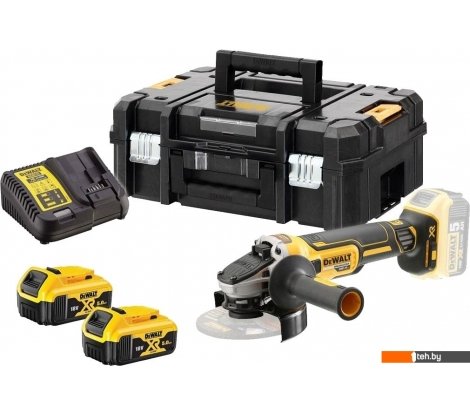  - Угловые шлифмашины (болгарки) DeWalt DCG405P2 (с 2-мя АКБ, кейс) - DCG405P2 (с 2-мя АКБ, кейс)