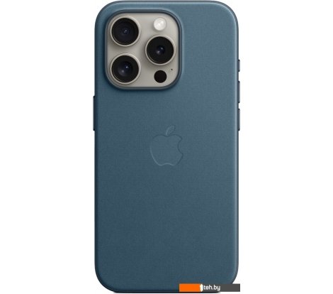  - Чехлы для телефонов Apple MagSafe FineWoven Case для iPhone 15 Pro (тихоокеанский синий) - MagSafe FineWoven Case для iPhone 15 Pro (тихоокеанский синий)
