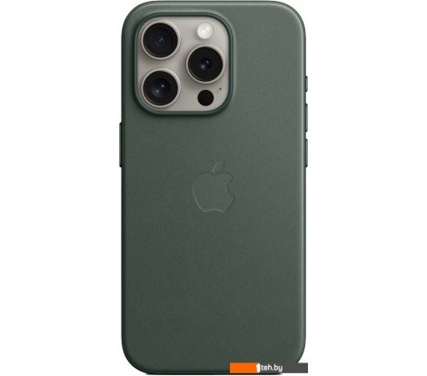  - Чехлы для телефонов Apple MagSafe FineWoven Case для iPhone 15 Pro (зеленый) - MagSafe FineWoven Case для iPhone 15 Pro (зеленый)