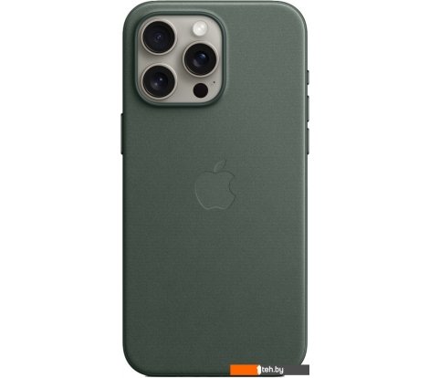  - Чехлы для телефонов Apple MagSafe FineWoven Case для iPhone 15 Pro Max (зеленый) - MagSafe FineWoven Case для iPhone 15 Pro Max (зеленый)
