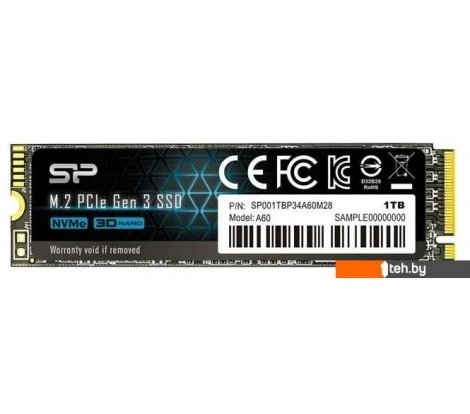  - SSD Silicon-Power P34A60 1TB SP001TBP34A60M28 - P34A60 1TB SP001TBP34A60M28