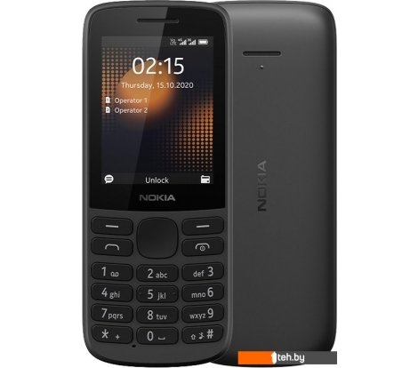  - Мобильные телефоны Nokia 215 4G TA-1272 (черный) - 215 4G TA-1272 (черный)