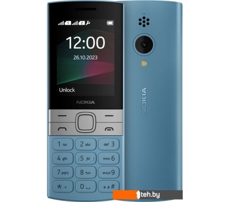  - Мобильные телефоны Nokia 150 (2023) Dual SIM TA-1582 (бирюзовый) - 150 (2023) Dual SIM TA-1582 (бирюзовый)