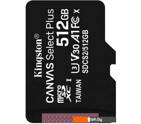  - Карты памяти Kingston Canvas Select Plus microSDXC 512GB - Canvas Select Plus microSDXC 512GB