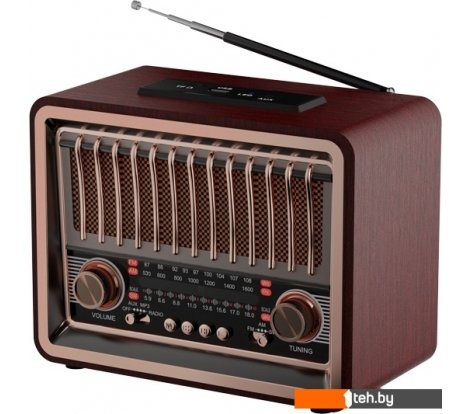  - Радиоприемники Ritmix RPR-089 (красное дерево) - RPR-089 (красное дерево)