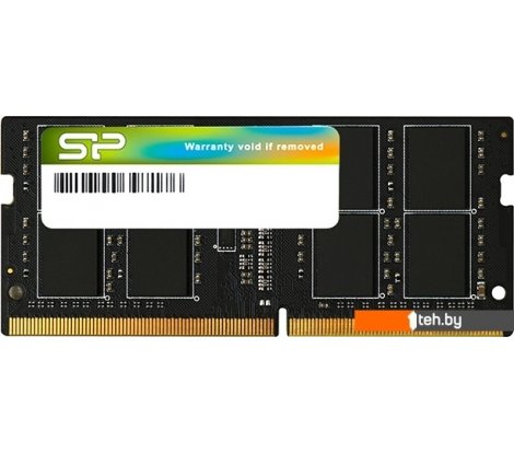  - Оперативная память Silicon-Power 16ГБ DDR4 SODIMM 3200 МГц SP016GBSFU320X02 - 16ГБ DDR4 SODIMM 3200 МГц SP016GBSFU320X02