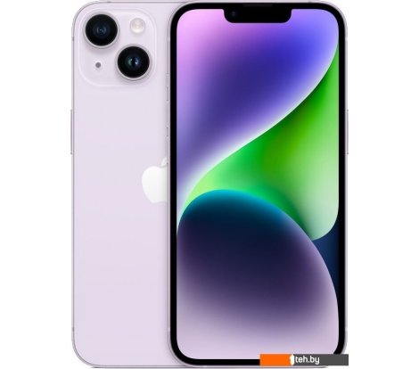  - Мобильные телефоны Apple iPhone 14 Dual SIM 128GB (фиолетовый) - iPhone 14 Dual SIM 128GB (фиолетовый)
