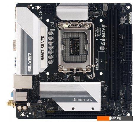  - Материнские платы BIOSTAR B660T-SILVER Ver. 5.0 - B660T-SILVER Ver. 5.0