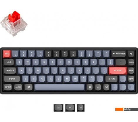  - Клавиатуры Keychron K6 Pro RGB K6P-J1-RU (Keychron K Pro Red) - K6 Pro RGB K6P-J1-RU (Keychron K Pro Red)