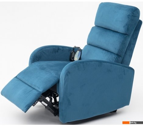  - Массажеры и массажные кресла Calviano 2165 (синий велюр) - 2165 (синий велюр)