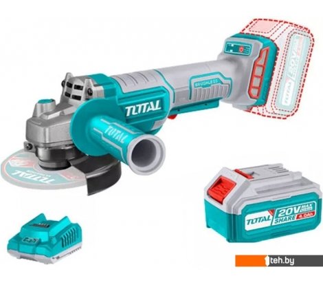  - Угловые шлифмашины (болгарки) Total TAGLI2111561 (с 2-мя АКБ, сумка) - TAGLI2111561 (с 2-мя АКБ, сумка)