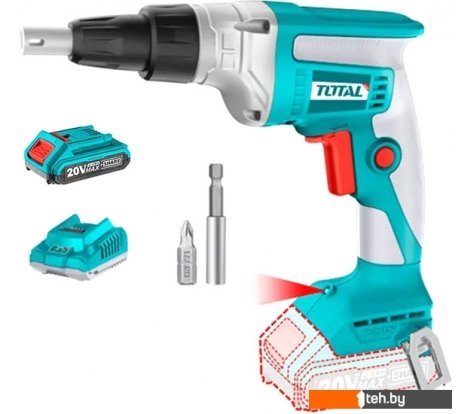  - Шуруповерты, гайковерты, электроотвертки Total TDSLI204200 (с 1-м АКБ) - TDSLI204200 (с 1-м АКБ)