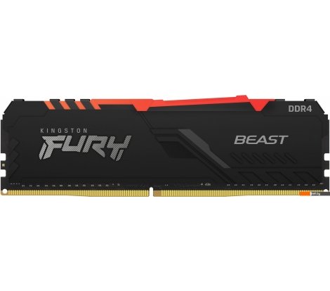  - Оперативная память Kingston FURY Beast RGB 32ГБ DDR4 3200 МГц KF432C16BB2A/32 - FURY Beast RGB 32ГБ DDR4 3200 МГц KF432C16BB2A/32