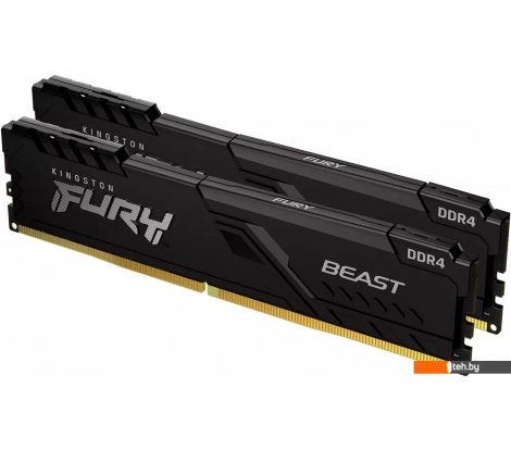  - Оперативная память Kingston FURY Beast 2x32GB DDR4 PC4-25600 KF432C16BBK2/64 - FURY Beast 2x32GB DDR4 PC4-25600 KF432C16BBK2/64