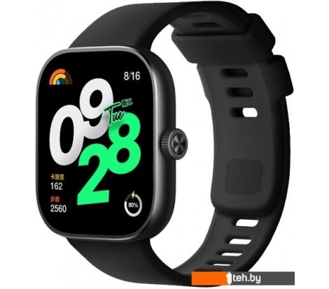  - Умные часы и браслеты Xiaomi Redmi Watch 4 (черный, международная версия) - Redmi Watch 4 (черный, международная версия)