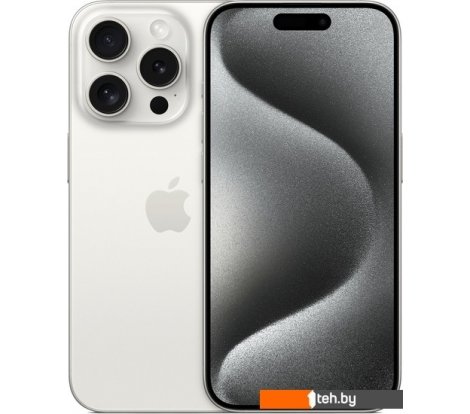  - Мобильные телефоны Apple iPhone 15 Pro 128GB (белый титан) - iPhone 15 Pro 128GB (белый титан)