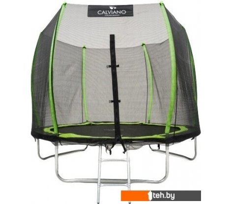  - Батуты Calviano Outside Master Green 252 см - 8ft (внешняя сетка, с лестницей) - Outside Master Green 252 см - 8ft (внешняя сетка, с лестницей)