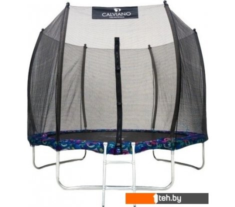  - Батуты Calviano Outside Master Smile 252 см - 8ft (внешняя сетка, с лестницей) - Outside Master Smile 252 см - 8ft (внешняя сетка, с лестницей)