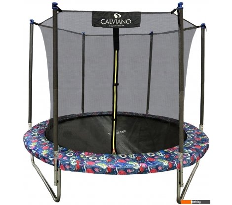  - Батуты Calviano Smile 252 см-8FT INSIDE с внутренней сеткой складной - Smile 252 см-8FT INSIDE с внутренней сеткой складной
