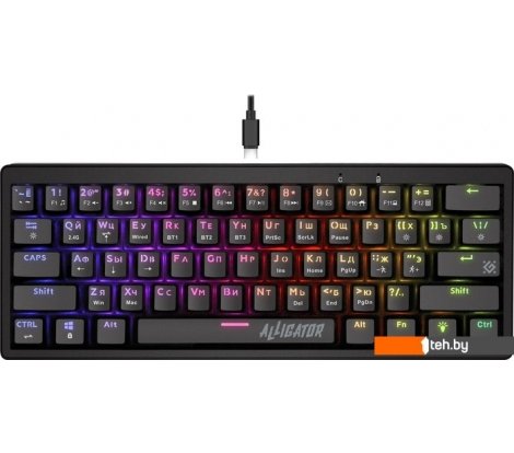 - Клавиатуры Defender Alligator GK-315 (черный) - Alligator GK-315 (черный)