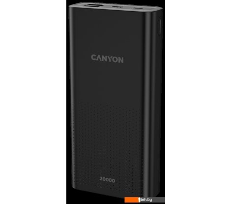  - Портативные зарядные устройства Canyon PB-2001 20000mAh (черный) - PB-2001 20000mAh (черный)